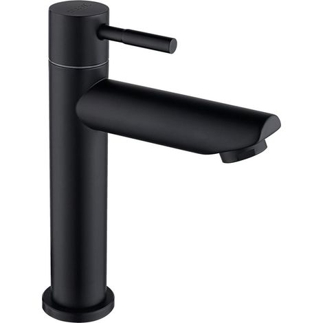 Robinet d'eau froide pour toilettes – Noir – Robinet à boire – Idéal pour salle de bain et invités (1/5)