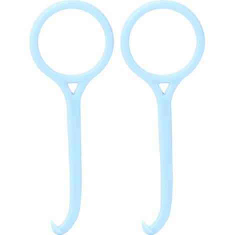 2 pièces Outil de Retrait Professionnel pour Aligneurs, Appareils Dentaires et Contention - Soin Buccal Bleu (1/5)