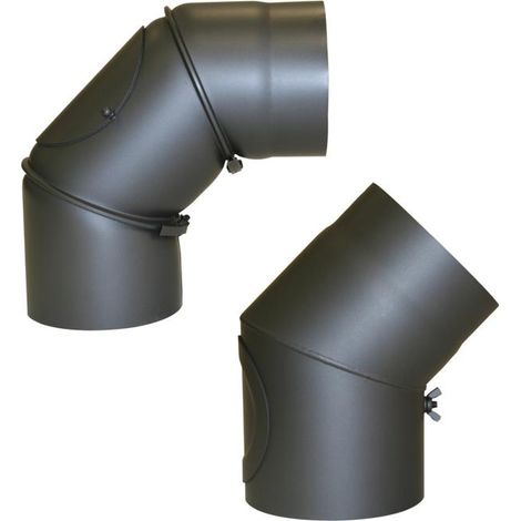 Bogen 45 Grad Senotherm gussgr 2 mm mit Tür 150 mm