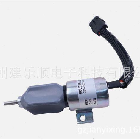L'électrovanne d'arrêt de carburant 1751ES-12E3ULB2S1 est compatible avec les modèles Isuzu 4JB1 et 4JG1. (Vente directe) (1/4)