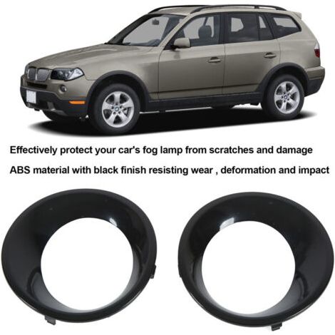 QORVA
-Couvercle antibrouillard avant pour BMW X3 E83 2007-2010 – Matériau ABS noir résistant aux chocs – Remplacement OEM 51113423789 (1/5)