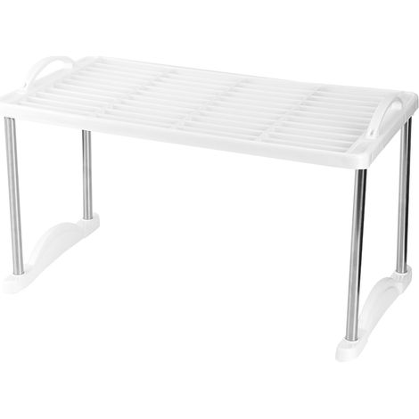 Étagère de rangement extensible et pliable pour la maison, support pour meuble de cuisine ou de salle de bain. (1/5)