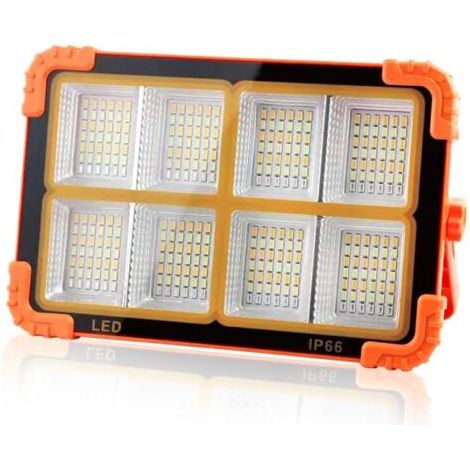 QORVA-Lampe de chantier LED sans fil rechargeable 10W - 800lm - Powerbank