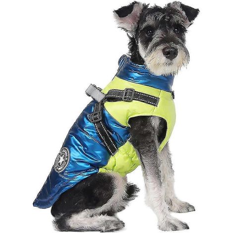 Ropa reflectante nocturna para mascotas, impermeable y resistente al viento para perros. (1/5)