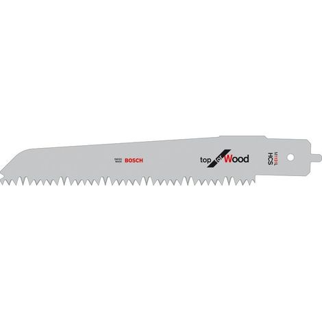 Bosch – Lame de scie sabre 235mm 2608650414 – HCS pour bois dur et clous – Système SDS-clic pour changement rapide – Précision de coupe (1/10)