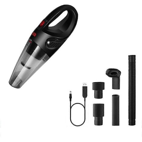 Aspirateur à main sans fil 120W 4500PA solide aspiration rechargeable léger humide sec portable aspirateur de voiture (1/5)