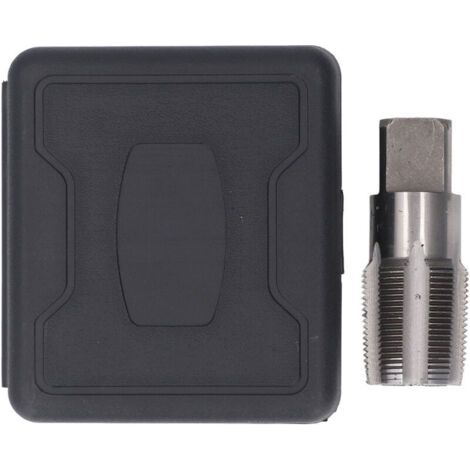 Robinet de Réparation de Filetage de Plomberie en Acier Rapide 1-1/4" NPT pour un Entretien Précis du Filetage, pour Plombiers et Mécaniciens, dans une Boîte de Rangement en Plastique (1/4)