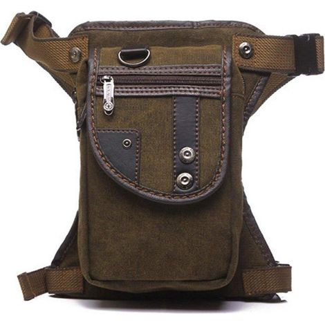 Beintasche Motorrad Canvas Vintage Oberschenkeltasche für Herren Damen (1/5)