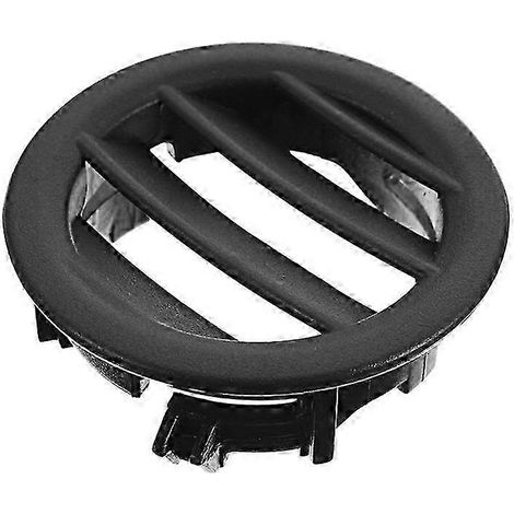 Grille d'aération ronde pour tableau de bord - Mercedes Classe C W204 C200 C260 - Noir, côté droit (1/5)