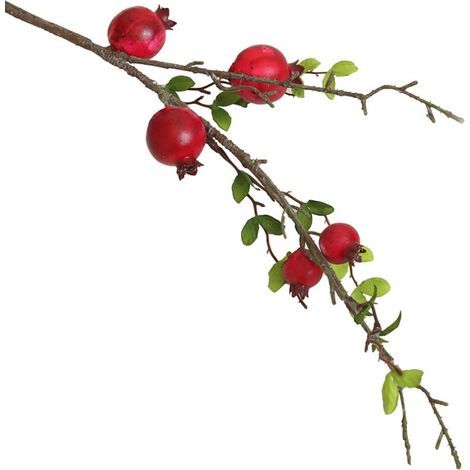 Bouquet artificiel Gnobogi de roses, fruits, grenade et baies pour la décoration du jardin et de la maison - Soldes (1/5)