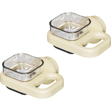 Mangeoire et Abreuvoir Amovible pour Cage d'Oiseaux Distributeur de Nourriture pour Perruches et Petits Oiseaux Canaris (1/5)