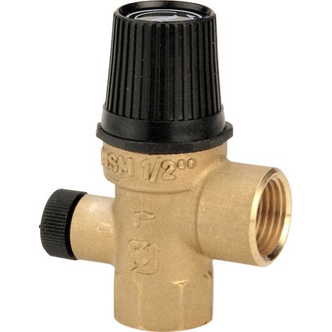 Soupape de sécurité sanitaire 7 bar + Manomètre WATTS - Femelle 1/2" (15/21)