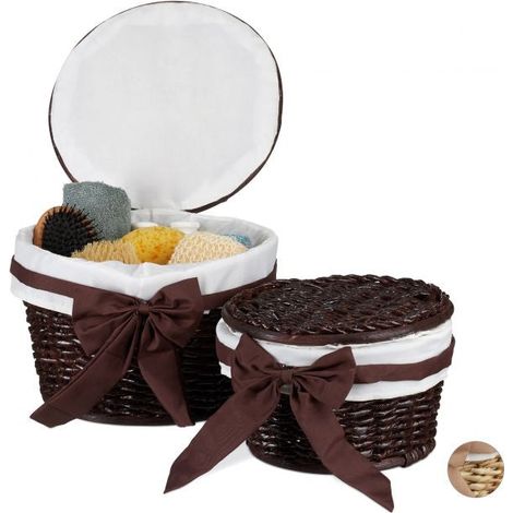 Set di 2 cestini da bagno (1/5)