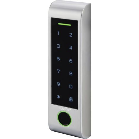 Sygonix SY-6121662 Système d'accès par badge RFID/ biométrique montage en saillie 12 V/DC, 18 V/DC IP66 avec clavier éc (1/5)