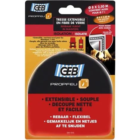 Geb Treccia in fibra di vetro chiara 8 mm 2,5 m