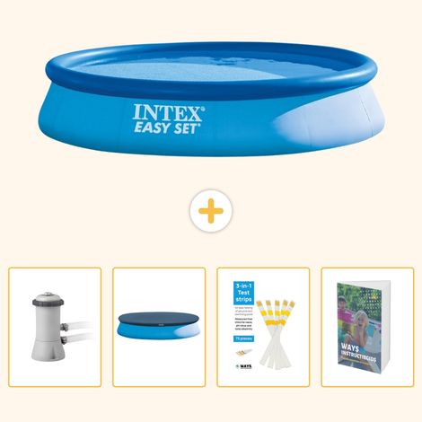 Intex Piscine Easy Set Ronde - 396x84 cm - 5-pièces SCB129 (1/5)