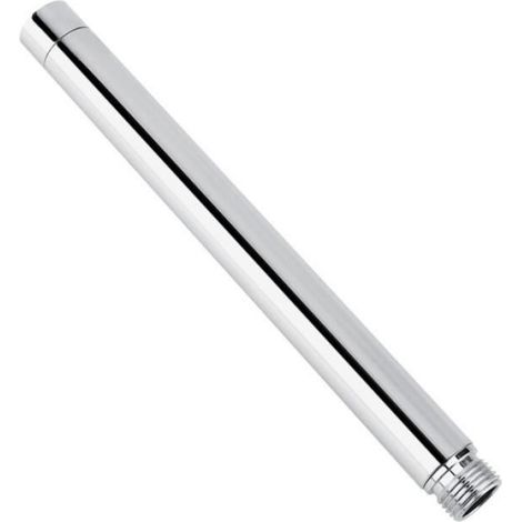 Rallonge de douche - - Tube d'Extension Rond - Acier Inoxydable 201 - Chromé - 8 pouces (1/4)