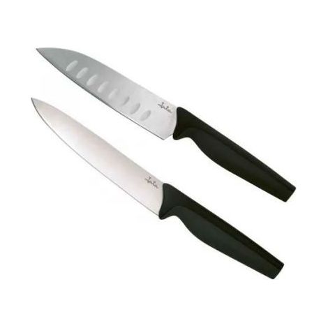 Set 2 Cuchillos Santoku Jata HACC4501 Acero Inoxidable Antiadherente