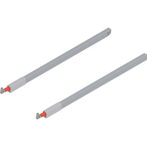 BLUM ANTARO Tandembox Längsreling Set, NL 550, grau (1/4)