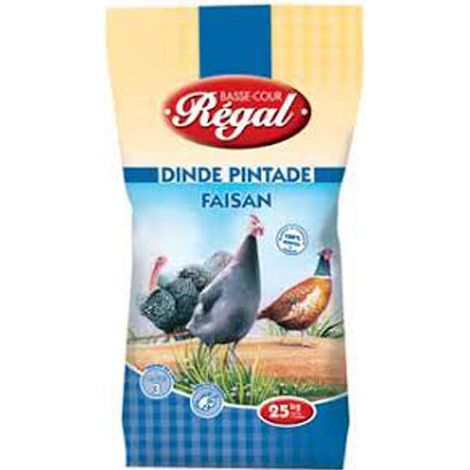 Alimento de Pavo, Perdiz, Faisán Regal 20kg Regal