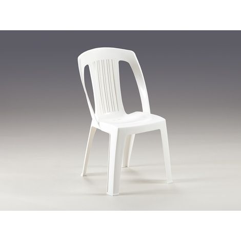 SEDIA RAIATEA BIANCA 53X53XH87CM