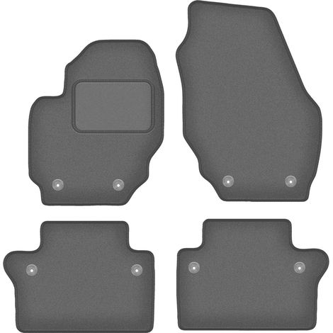 Alfombrillas de grafito para Volvo S80 II Sedán (2010-2017)
