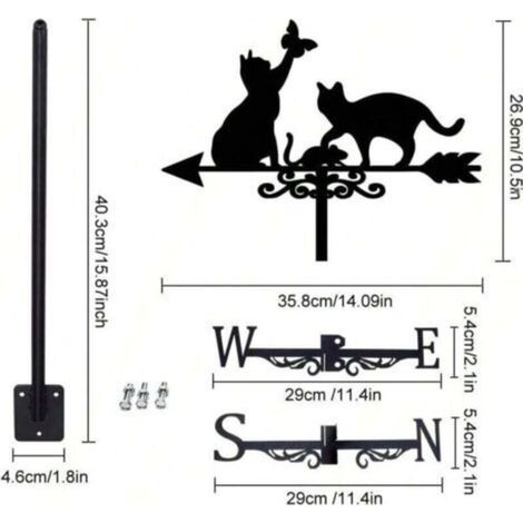 Griffoir pour chat , papillon, décoration de toit et artisanat de jardin, décorations et ornements de jardin pour la maison (1/4)