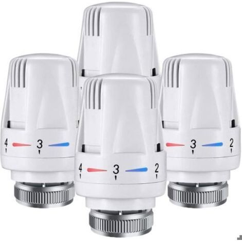 Lot de 2 têtes thermostatiques pour radiateur M30x1,5 (1/5)