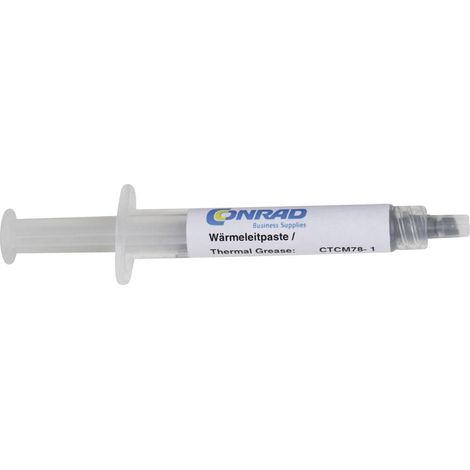 Pâte thermique CTCM78-1 7.8 W/mK 2.1 g – Température max. 150 °C – Silicone mono-composant pour isolation électrique
