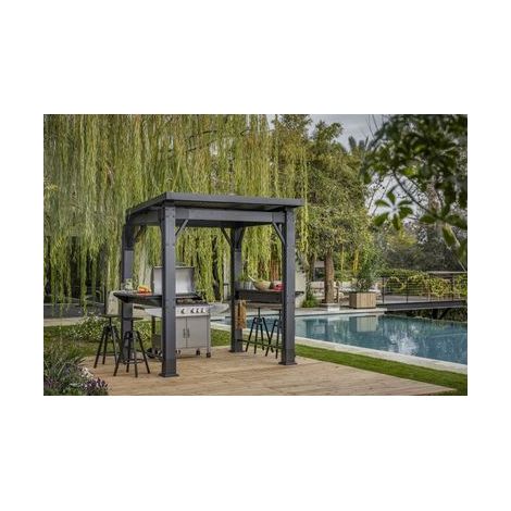 KETER GRIL GAZEBO GRIS DE RESINA (1/5)