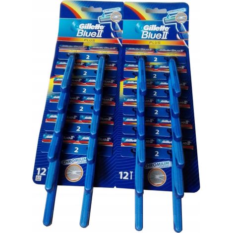 Gillette Blue 2 Plus Herrenrasierer 1 Packung - 24 Stück.