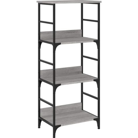 Maison Exclusive - Bücherregal Grau Sonoma 50x33x117,5 cm Holzwer