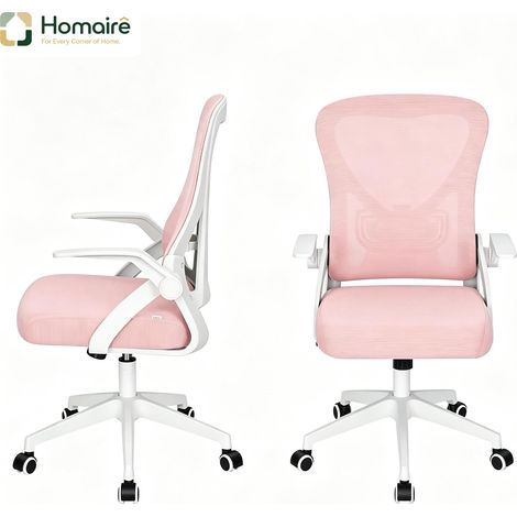 Chaise rose avec accoudoirs en rose 47 x 42 x 111.5 cm HOMAIRE (1/5)