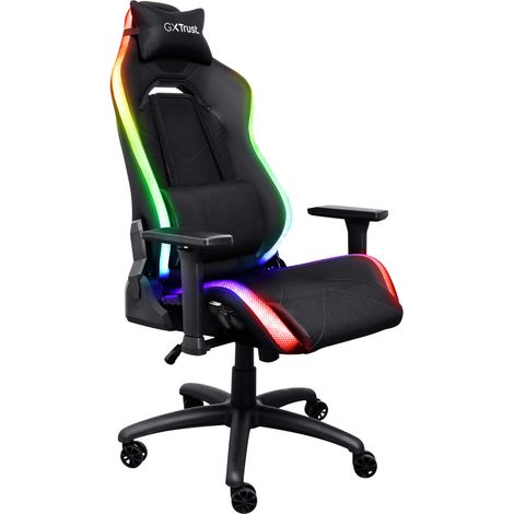 Trust GXT 719 Ruya PC-Gamingstuhl Gepolsterter Sitz Schwarz