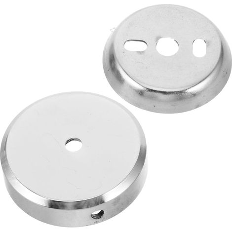 Lot de 2 supports de porte-serviettes de salle de bain, plaques de mon (1/5)