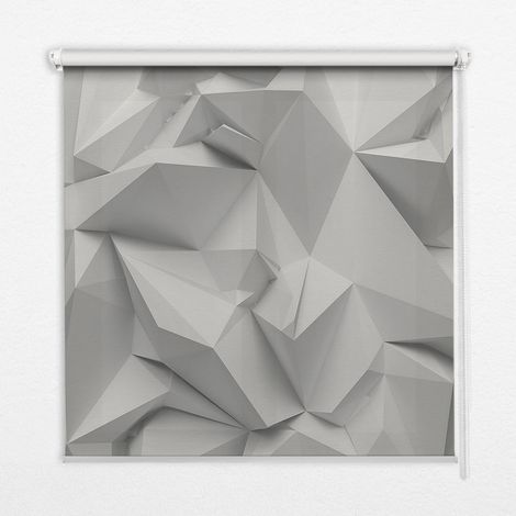 Tenda a Rullo Interna per Finestra - Tenda Filtrante Luce - Tenda Privacy - Tenda Decorativa Rettangolare - Rullo per Interni - (70 cm x 140 cm) - Parete di carta 3D (1/5)