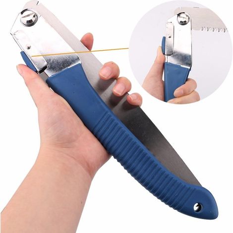 Scie à métaux pliante portable pour l'élagage et le jardin