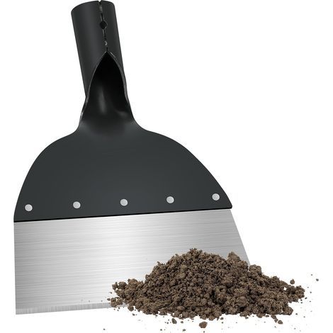 Reinigungsschaufel, Multifunktions-Gartenschaufel, Flachstahlschaufel, Gartenschaufel, Unkrautstecher für Garten, Jäten, Pflanzen, Landwirtschaft, 21 cm (ohne Griff) (1/5)