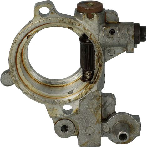 vhbw Ölpumpe kompatibel mit Stihl MS361, MS362, MS341 Motorsäge - Aluminium, 6,4 x 6,2 x 1,3 cm, Einstellbar