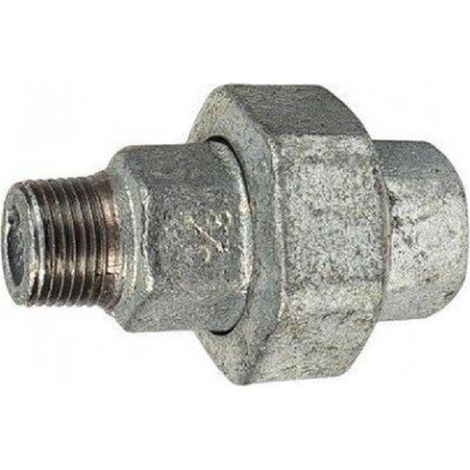 Raccord union fonte galva MF - Diamètre : 3/8''