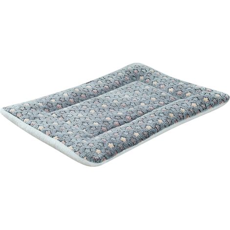 Tapis Chauffant Pour Chat - Tapis Anti-dérapant Épais - Coussin Réconfortant avec Bord Relevé - 49 x 32 cm - Pour Chats d'Intérieur (1/5)