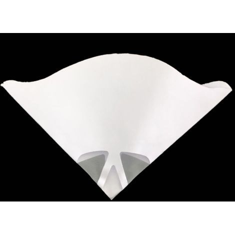 Pack of 100 Paint Sieves, Conical Nylon Paper for Car Paint, Paint Filter, Disposable Paint Filter with Collapsible Funnel, 169cm (1/2)