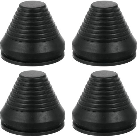 4 Pièces Passe-Fil 2" (50mm) de Diamètre Intérieur Passe-Fil Noir (1/5)