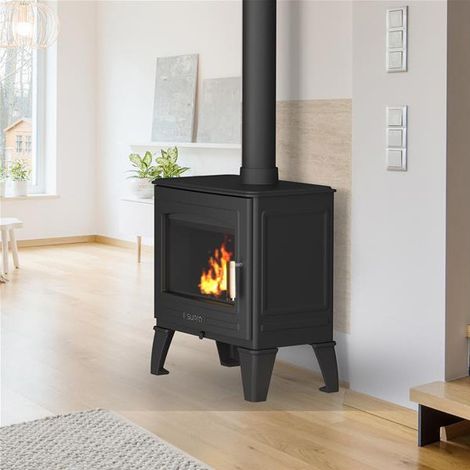 Estufa de leña negra de 8,7kw. - FR9016210B - supra - (1/3)