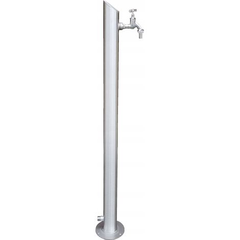 Gartenhahn 1/2"-Anschluss, 115 cm langer Pfostenhydrant mit 1/2"-Seitenanschluss