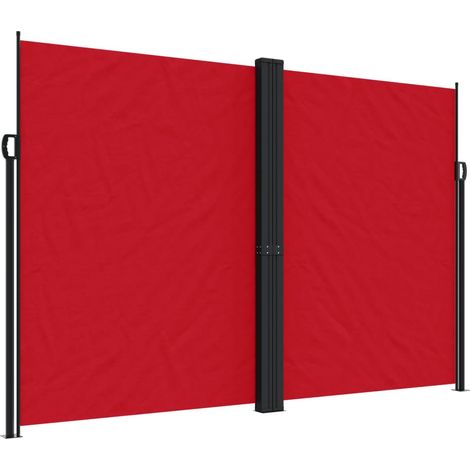Store Banne - Auvent latéral rétractable rouge 220x1000 cm fr10636 - Maison La Vie (1/5)
