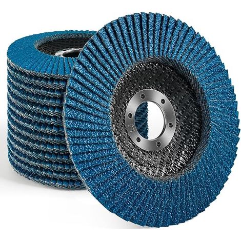 Flap Discs Grit T29 for Metal, Wood, Steel, 125mm Sanding Discs for Angle Grinder (Grit) (1/5)