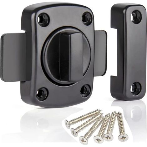 Loquet verrou de porte de salle de bain de fenêtre de cabinet pivotant verrou de sécurité à loquet