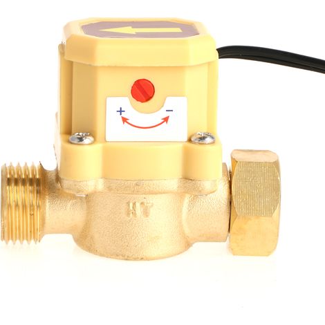 1 capteur de pression de pompe en laiton, contrôle de débit d'eau, filetage G1/2 femelle/mâle (1/5)