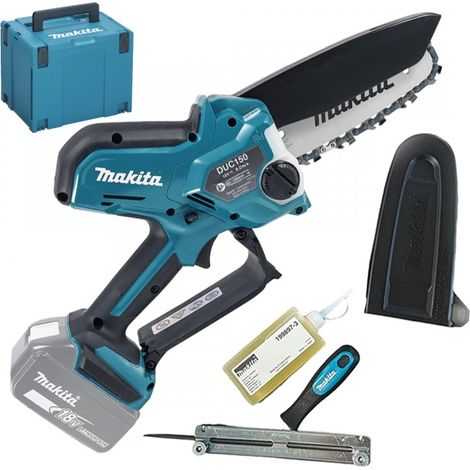 Makita DUC150Z Cordless Brushless Pruning Saw 18V Body Chainsaw 150mm + Makpac (1/5)